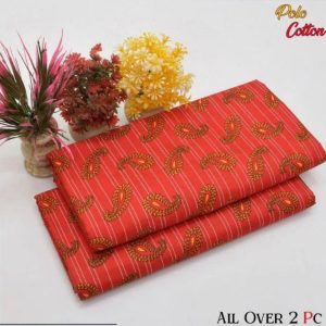 2 pcs women's unstitched printed sui