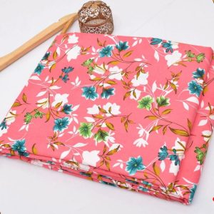 2 pcs women's unstitched printed suit