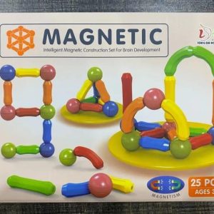 colorful plastic magnetic blocks 25 pcs