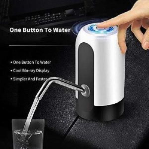 adds style and functionality to the kitchen water dispenser