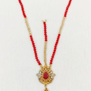 beautiful 1 pc beads matha patti for women