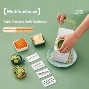 compact manual food chopper 5 pcs kitchen essential