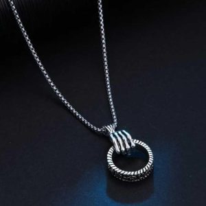 elegant ring shaped pendant
