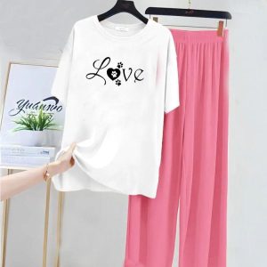night suit comfortable printed 2 pcs
