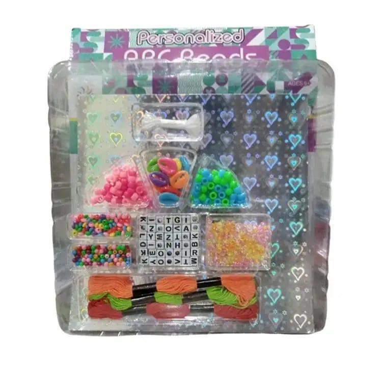 abc beads for bracelet making for kids girls