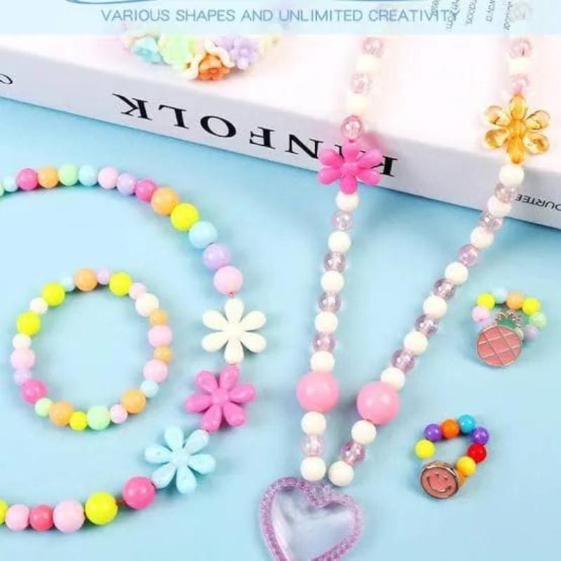abc beads for bracelet making for kids girls