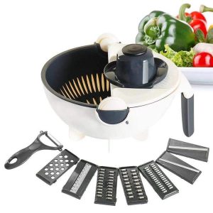 multipurpose vegetable cutter & drain basket 1 pc