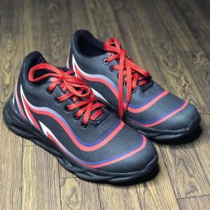 men's fabric fancy joggers red multi