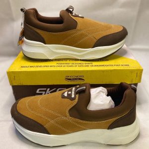 men's eva fancy skechers mustard
