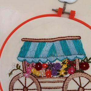 flower design wall hanging