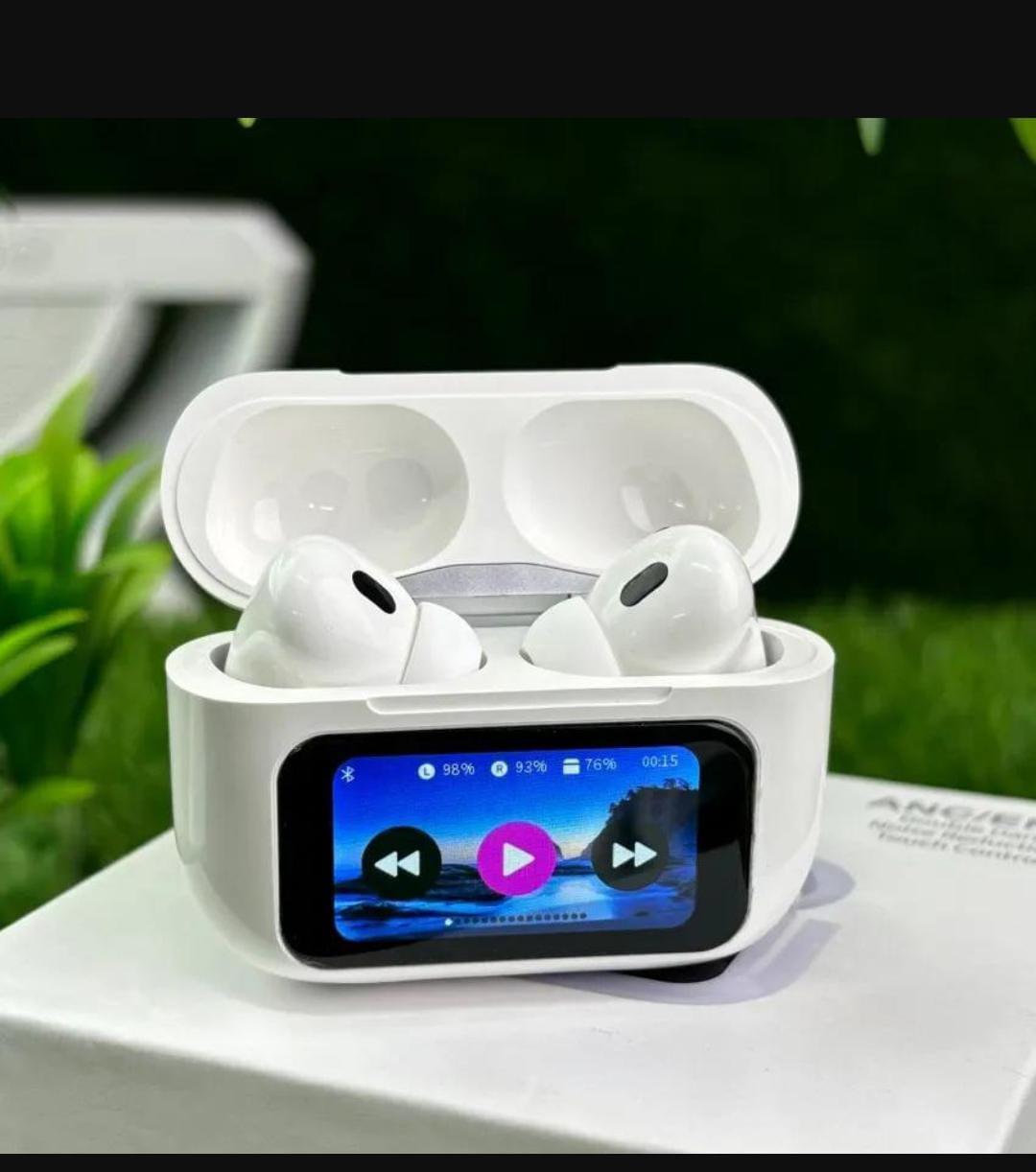 wireless bluetooth 5.2 earbuds with long lasting battery and advanced noise cancellation white