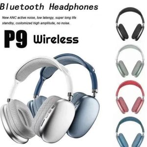 black headphone