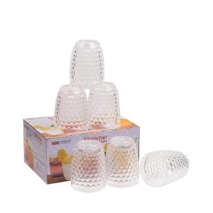 vibrant multicolor glass set 6 pcs for stylish entertaining