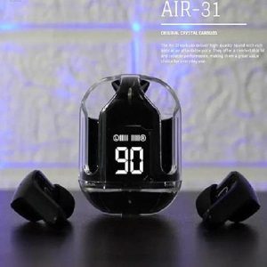 air31 wireless ear buds,air pods, bluetooth 5.3, led, usb rechargeable, noise reduction