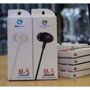 wired earphones with clear voice & super bass black 1 pcs