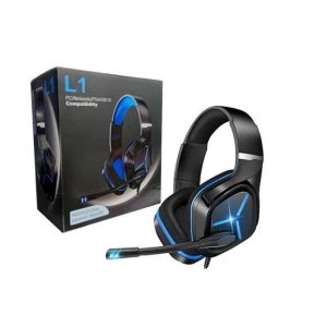 l1 gaming headset with mic for pc, ps4, xbox, laptop
