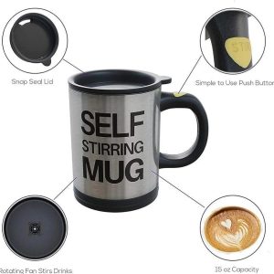 self stirring mug 1 pc | effortlessly mix