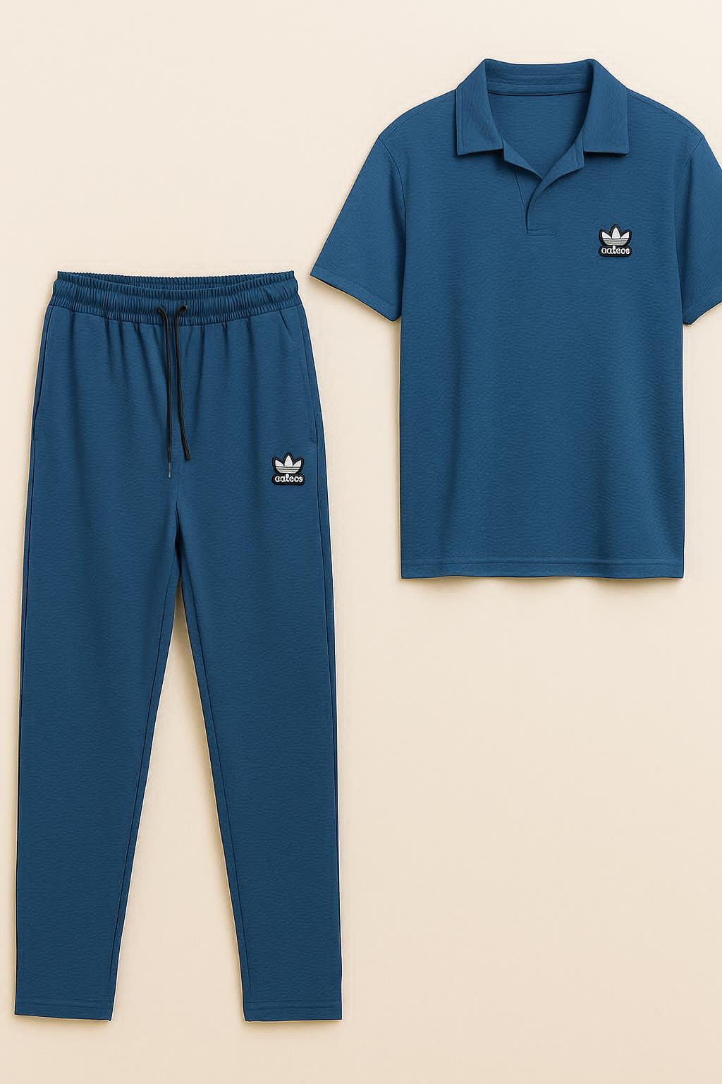 2 pcs men's dri fit texture track suit
