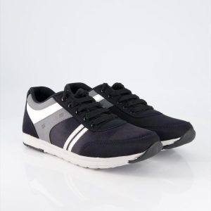 men's synthetic leather comfortable joggers