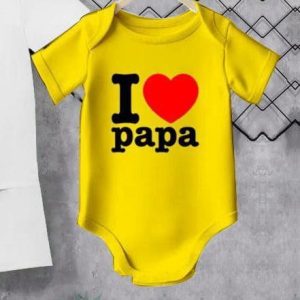 baby girl jersey printed romper set