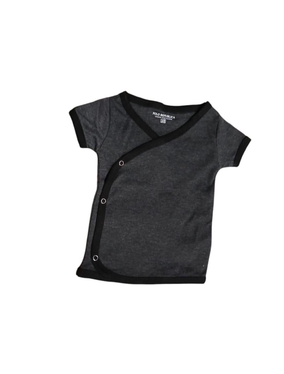 stylish black jersey t shirt for baby boys 1 pc