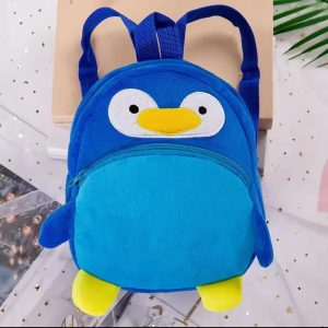 stylish penguin blue baby bag for kids