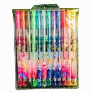 fruit scent gel glitter pen – 1.0mm smooth writing with a sparkle – pack of 12