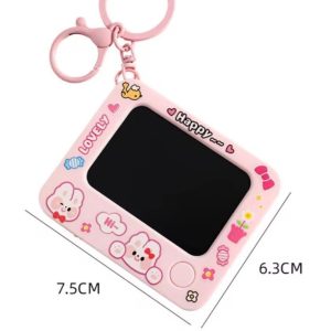 cute portable keychain 1 pc multi color abs plastic accessory