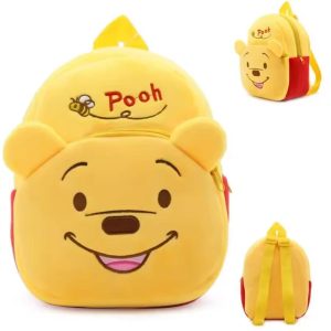kid's pooh yellow backpack – perfect for boys and girls