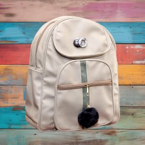 girl's leather school bag
