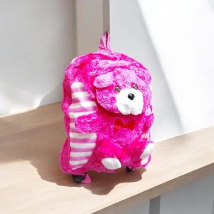 casual cotton shoulder bag for kids 1 pc in pink