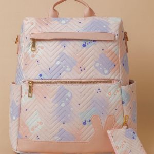 girl's nylon backpack set
