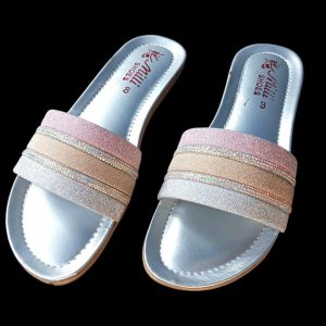 stylish women's pvc casual flats available in multiple sizes