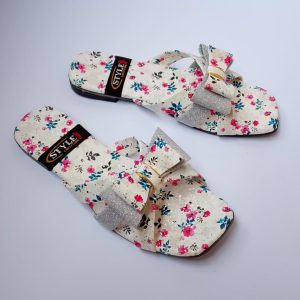 women's synthetic leather semi formal slippers