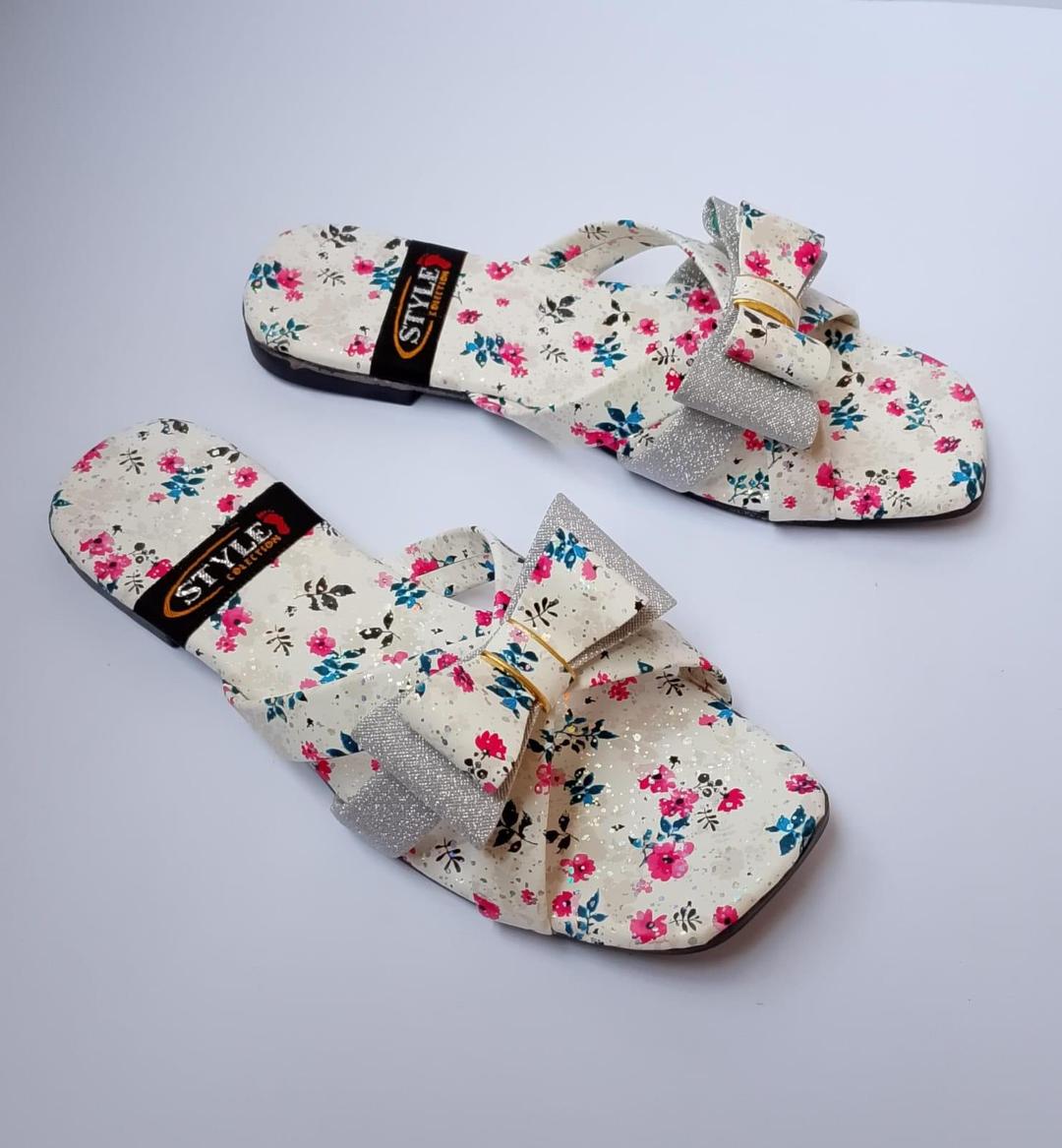 women's synthetic leather semi formal slippers
