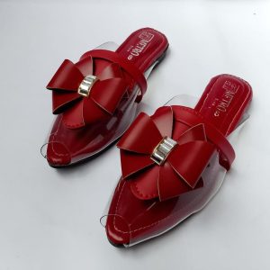 women's synthetic leather semi formal flats