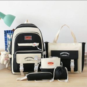 5 pcs nylon backpack