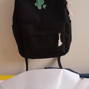 girls cactus printed shoulder school, college bag