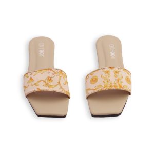 women's rexine fancy flats