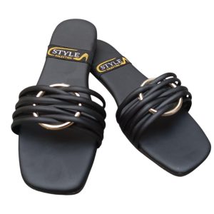 stylish women's casual flats 1 pair of pu fabric and pvc