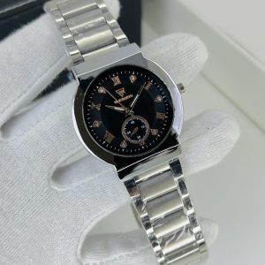 men's quartz chain strap watch 3 pcs water resistant timepieces