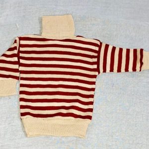 1 pc baby boy's stitched wool printed high neck