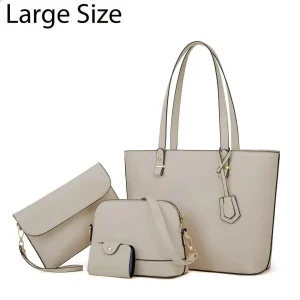 women's pu leather plain shoulder bag