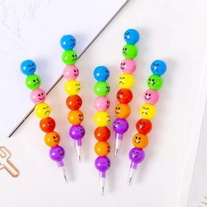 cute multicolor 12 pcs pencil set perfect gift for kids and students!