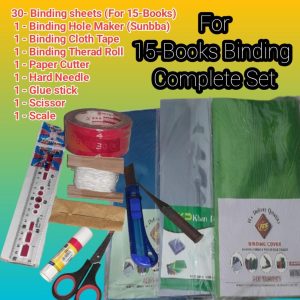 book binding sheet and complete accessories set