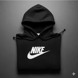 1 pc men's fleece printed hoodie