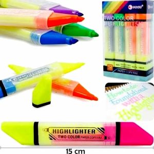 vibrant 6 pcs highlighter pen set perfect for marking, drawing & note taking!