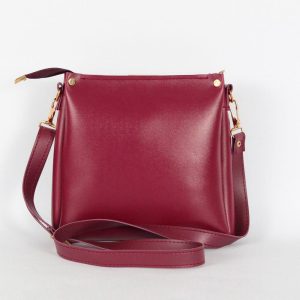 girl's rexine plain hand bag