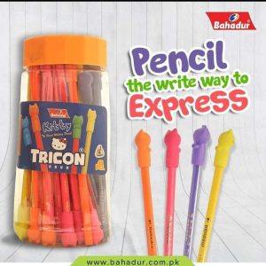 kitty pencil set jar